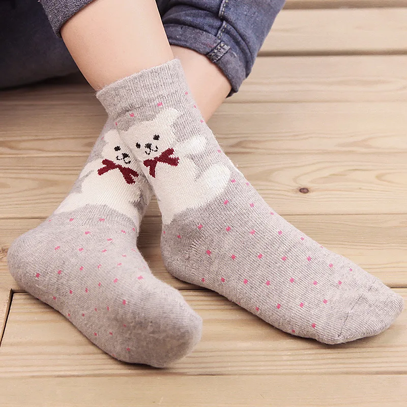 5 Pairs/Lot Socks Women Winter Wool Cashmere Comfortable Christmas Gift Ladies Girls | Женская одежда
