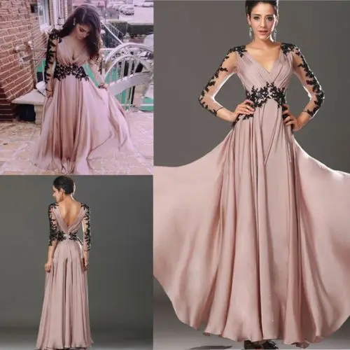 Сексуальное кружевное платье из шифона для формальной вечеринки или выпускного