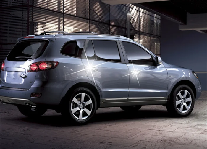FUNDUOO новая хромированная крышка дверной ручки ABS для Hyundai Santa Fe 2007 2008 2009 2010 2011 2012