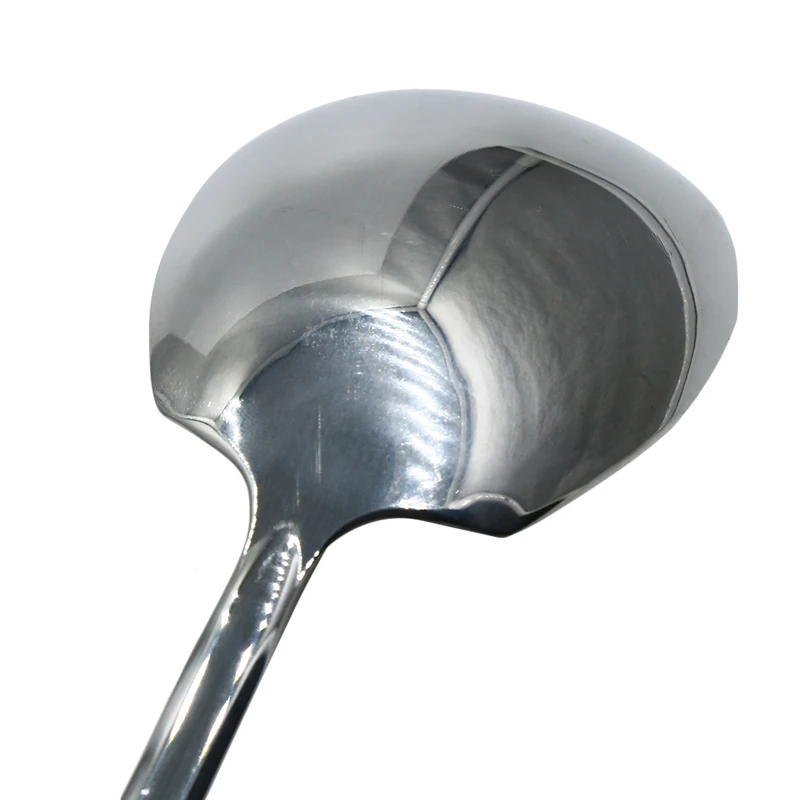 Столовая ложка из нержавеющей стали большая круглая столовая для супа риса кофе