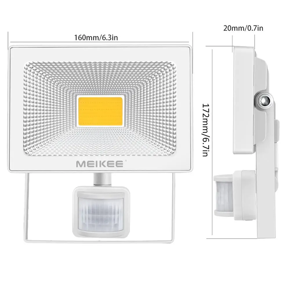 Светодиодный прожектор 30 Вт с датчиком движения водонепроницаемый 110 В 220 ИК