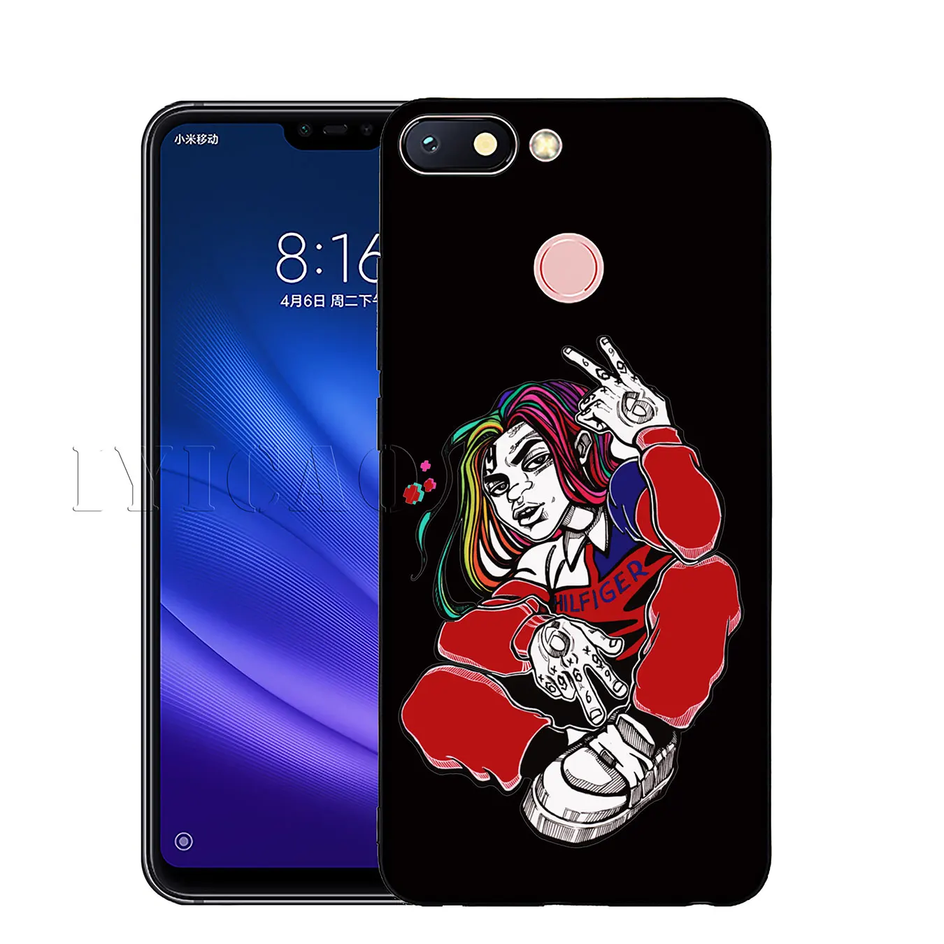 IYICAO 6ix9ine Tekashi69 Hip Hop Soft Silicone Phone Case for Xiaomi Mi 10 9 9T CC9 CC9E 8 SE A3 Pro A1 A2 Lite 6 pocophone f1 |