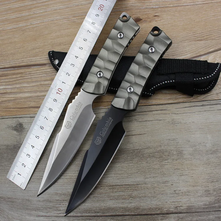 Универсальный нож из нержавеющей стали с фиксированным лезвием для выживания на