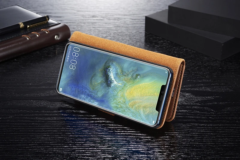 Винтажный съемный чехол-кошелек из натуральной кожи для huawei mate 20 P30 Pro P20 mate 30 mate 30 Pro P30 Lite с подставкой и отделением для карт