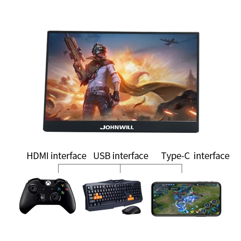 Новый 15 6-дюймовый 2 Type-C USB-C сенсорный экран 1920*1080 портативный монитор HDMI порт для
