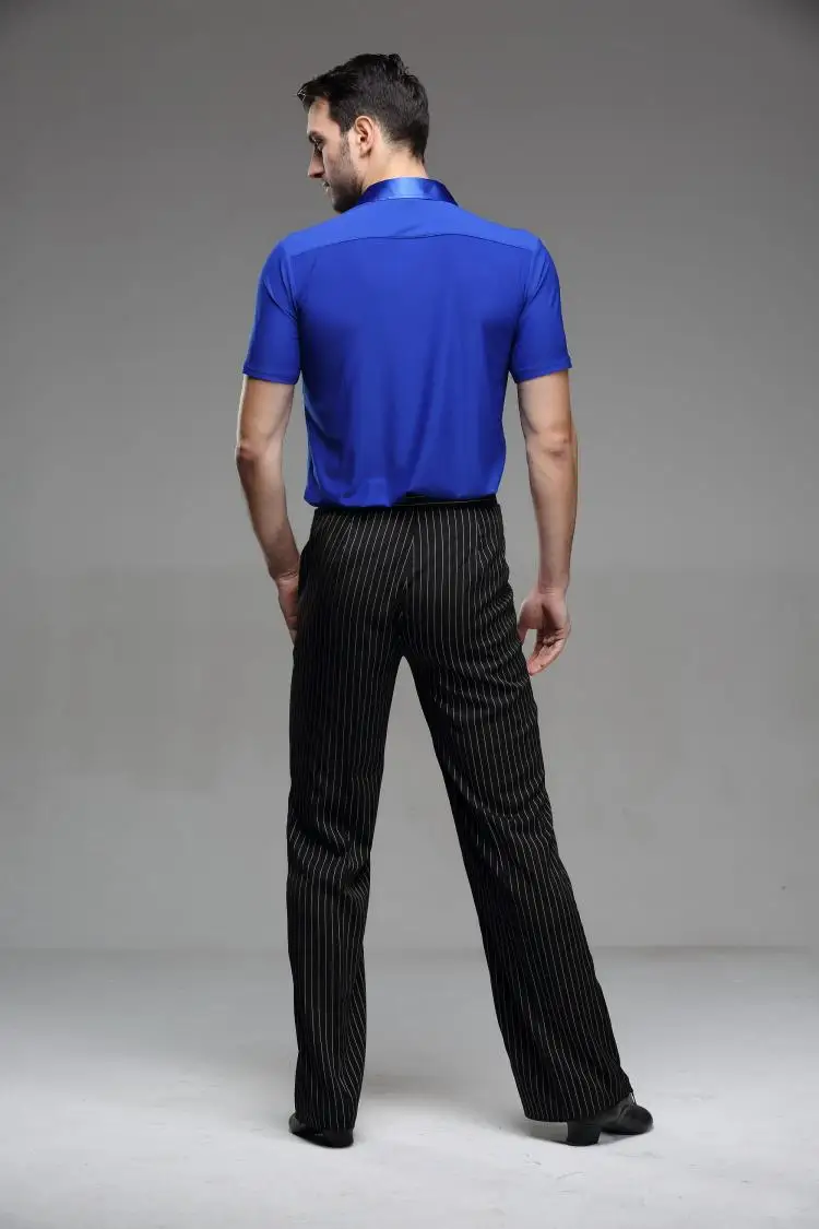 Рубашка для мальчиков с коротким рукавом бальных танцев сальсы Танго самбы