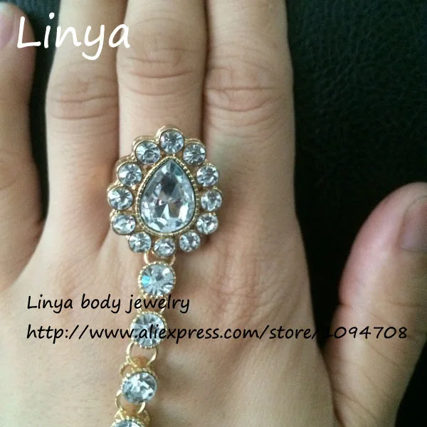 _ Полностью хрустальные камни ручной работы ручная цепочка работа ювелирные