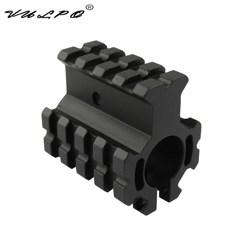 VULPO Тактический piactinny рейка баррель крепление низкий профиль Quad rail газовый блок