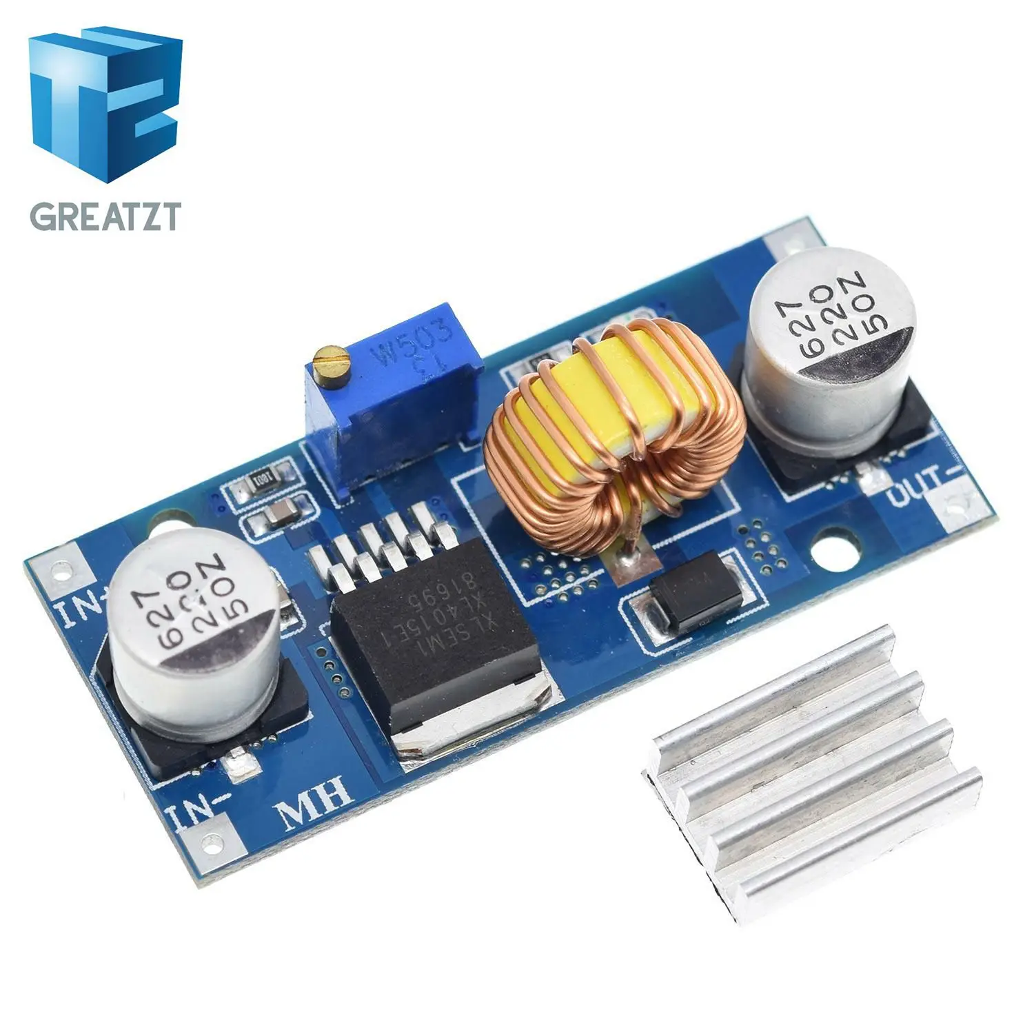 1 шт. 5A DC CC CV литиевых Батарея Шаг вниз зарядки LED Мощность конвертер Зарядное