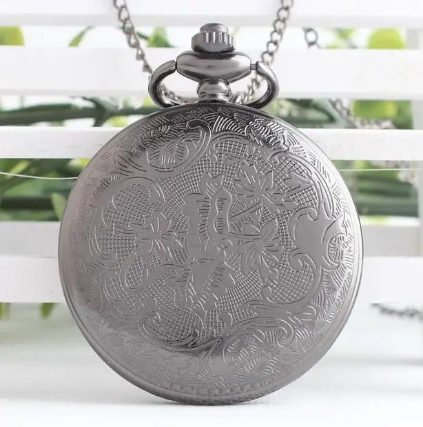 Винтажные кварцевые карманные часы с цепочкой и римскими цифрами | Наручные