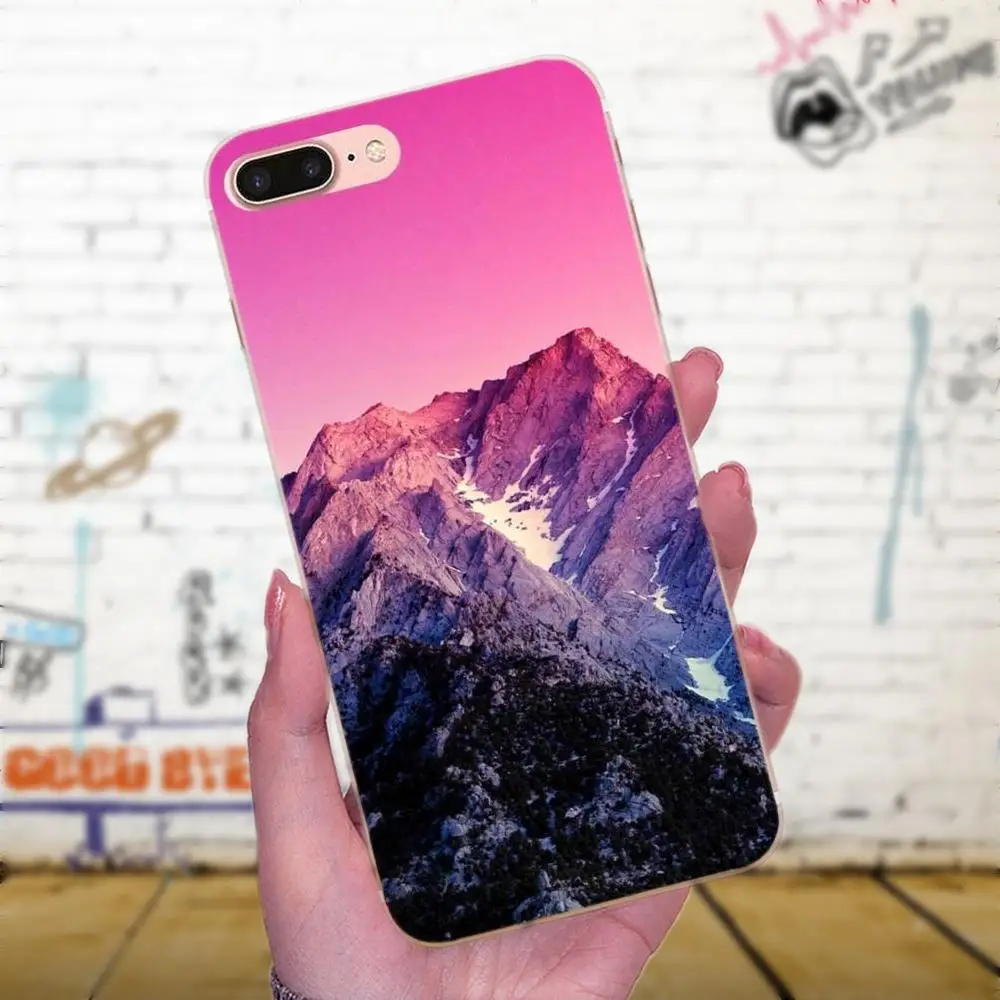 Для Galaxy J1 J2 J3 J330 J4 J5 J6 J7 J730 J8 2015 2016 2017 2018 mini Pro TPU телефон Зимний снег горы Sceneary