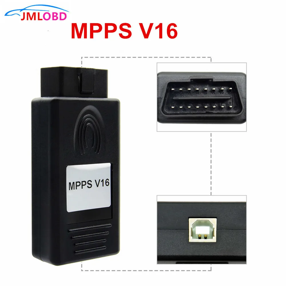 Инструмент для настройки чипа M ECU MPPS V16 кабель EDC15 EDC16 EDC17 OBD2 диагностический