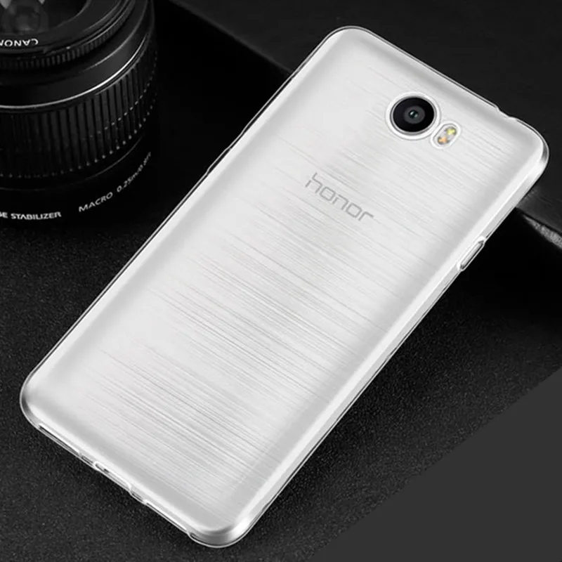 Прозрачный мягкий чехол из ТПУ для телефона Huawei Y5 II 2 Y5II CUN U29 Honor 5A L21 K21 L01 L03