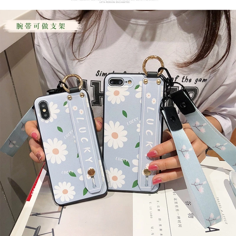 Phone Holder For iphone XS Max Case Fruit Avocado Soft TPU Neck Wrist Strap Lanyard 6S 7 8 Plus X XR 11 Pro |