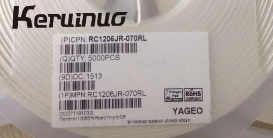 RC1206JR-070RL TAJE476K035RNJ 47 мкФ 35V 7343H 1N4746 1N4746A диод MBRA160T3 IAM-92516-BLK Настоящее фото новое и