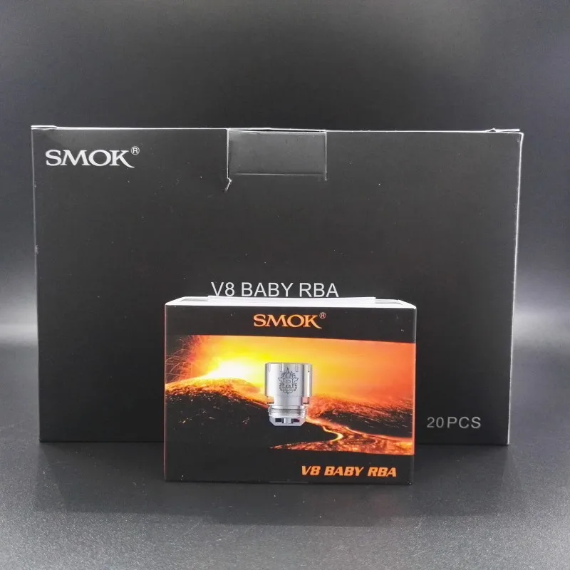 Оригинальный SMOK Vape аксессуары TFV8 Детские RBA 0.35OHM двойные катушки облако ядро