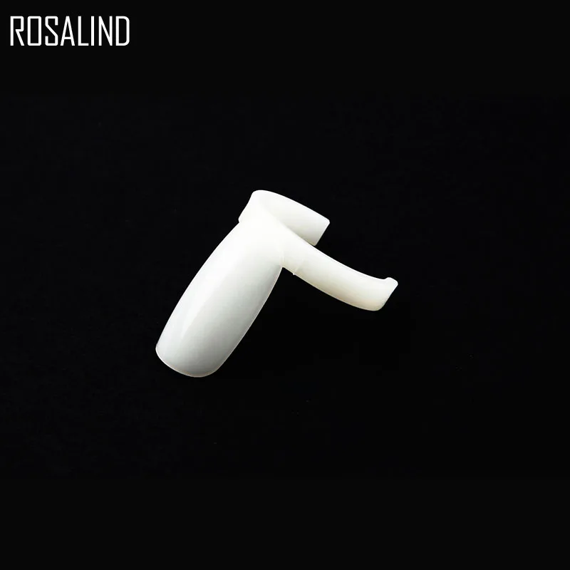 ROSALIND накладные ногти 20 шт./лот акриловый полный лак для ногтей УФ гель белый цвет