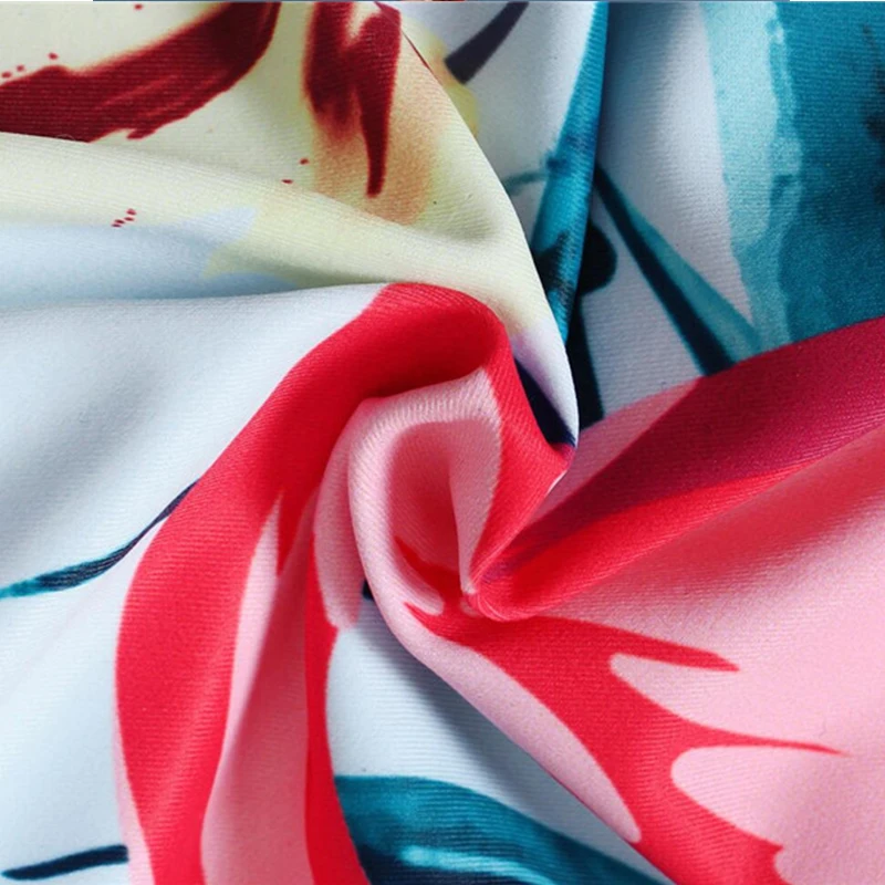 Simplee bikini купальник принт фламинго Sexy bikini купальник принт фламинго купальный костюм купальник цельный 2019новынка