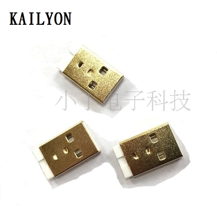 

100pcs USB defended the gold line type A male plug shell plated high-grade quality USB male mouse and keyboard available