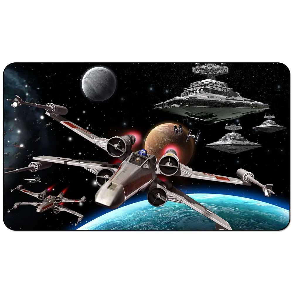 Звездный город игровой коврик с войнами Разрушитель X-Wing SCI FI TIE Fighter настольный