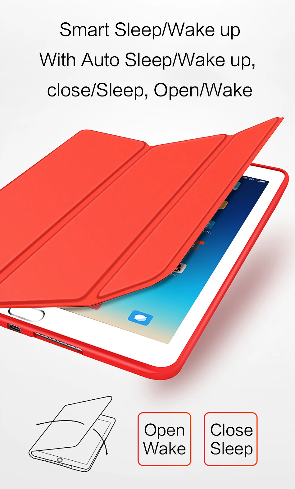 Для Xiaomi mi Pad 4 Plus чехол 10,1 ''кожаный смарт-чехол с подставкой жесткая задняя крышка для mi Tablet 4 Plus с автоматическим выключением/пробуждением противоударный