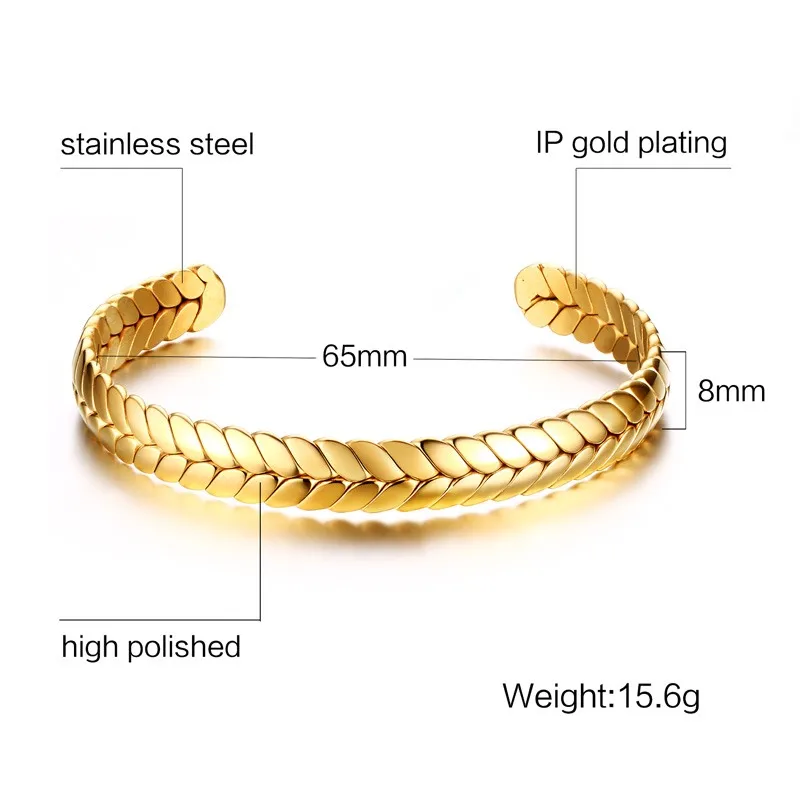 Женский браслет из нержавеющей стали с манжетами шириной 8 мм|bangle bracelet|bangle bracelets for