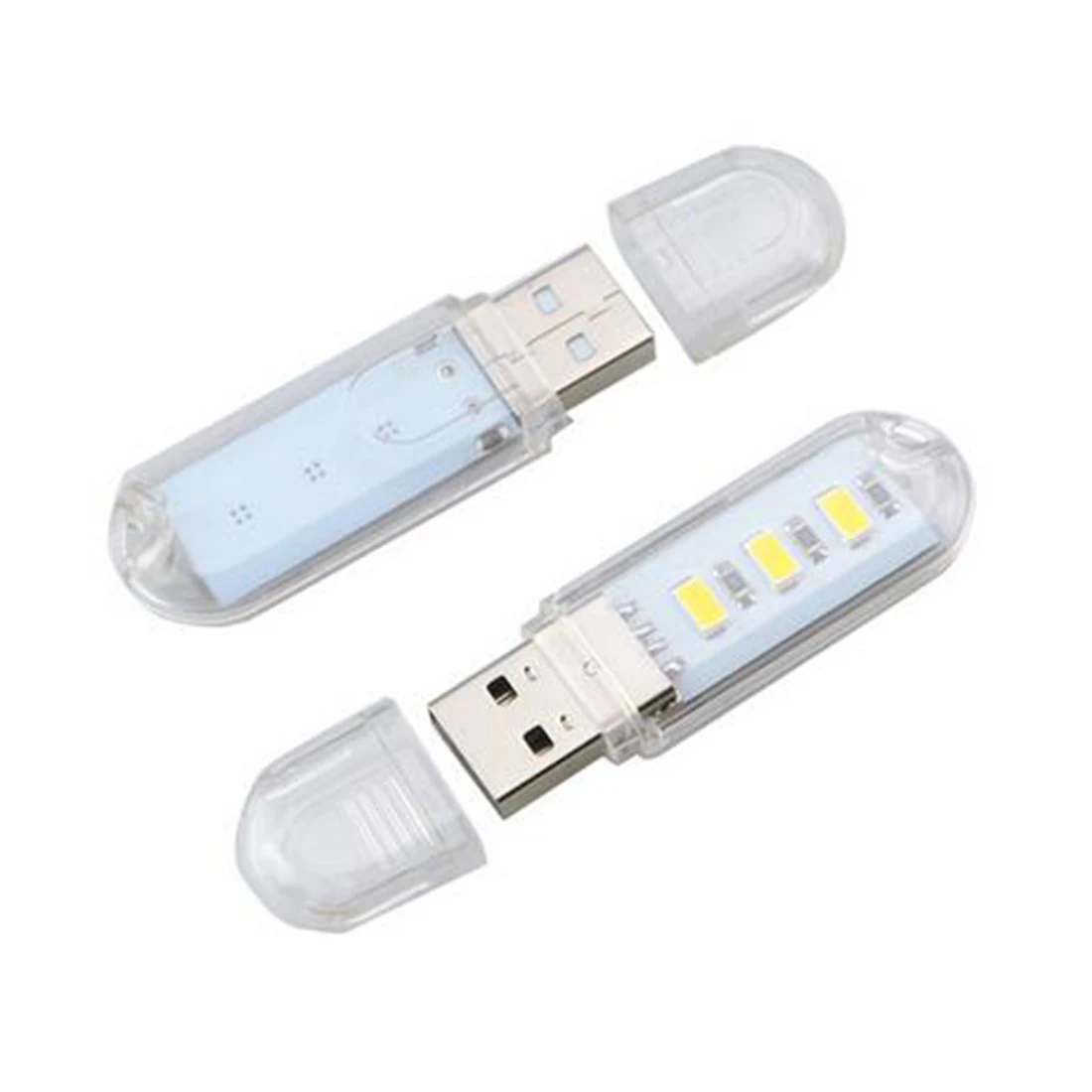 Портативная мини USB Светодиодная лампа для чтения 3 светодиода 5 в постоянного