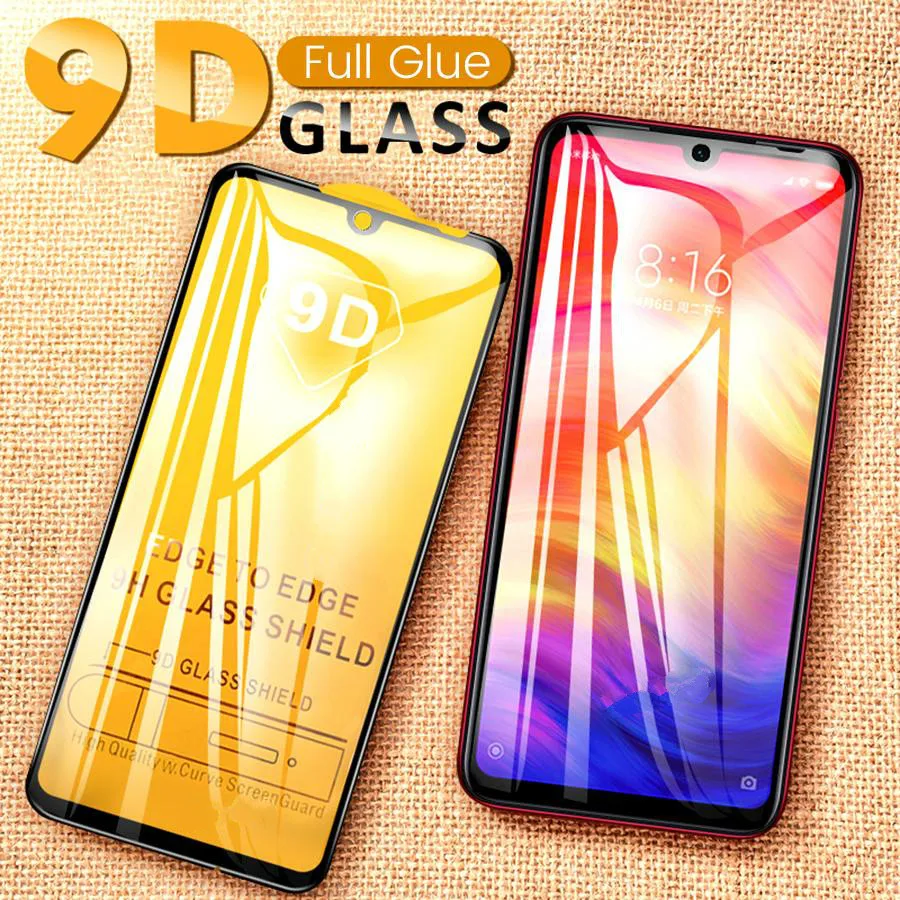 9D полное покрытие закаленное стекло для Redmi 7 6 6A Note 5 Pro пленка Xiaomi Mi 8 Lite 9 9SE 9X 6X 5X A1 A2