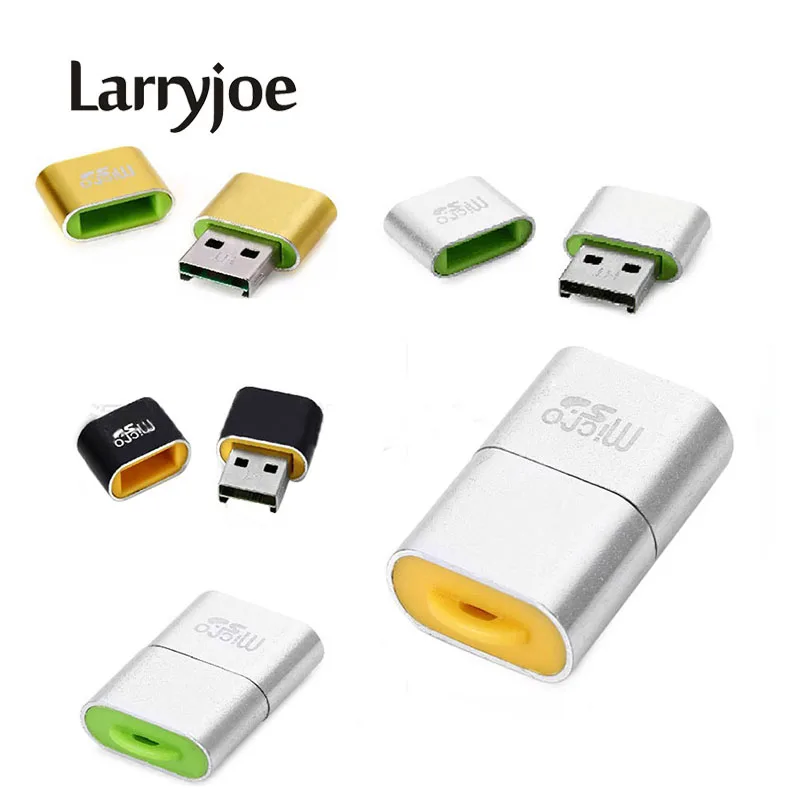 Высокоскоростные считыватели Sim карт Larryjoe USB 2 0 Micro SD TF T Flash Memory Card Reader Adapter|card reader
