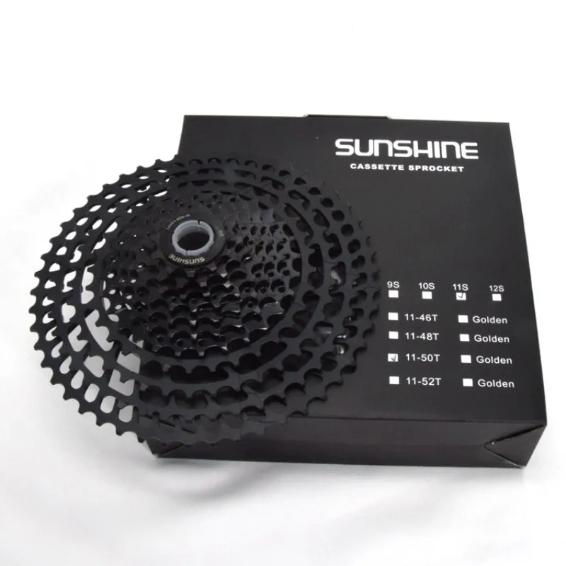 

MEROCA SUNSHINE mountain bike flywheel 10 speed CNC ultra light hollow big flywheel 30/11 speed card flywheel