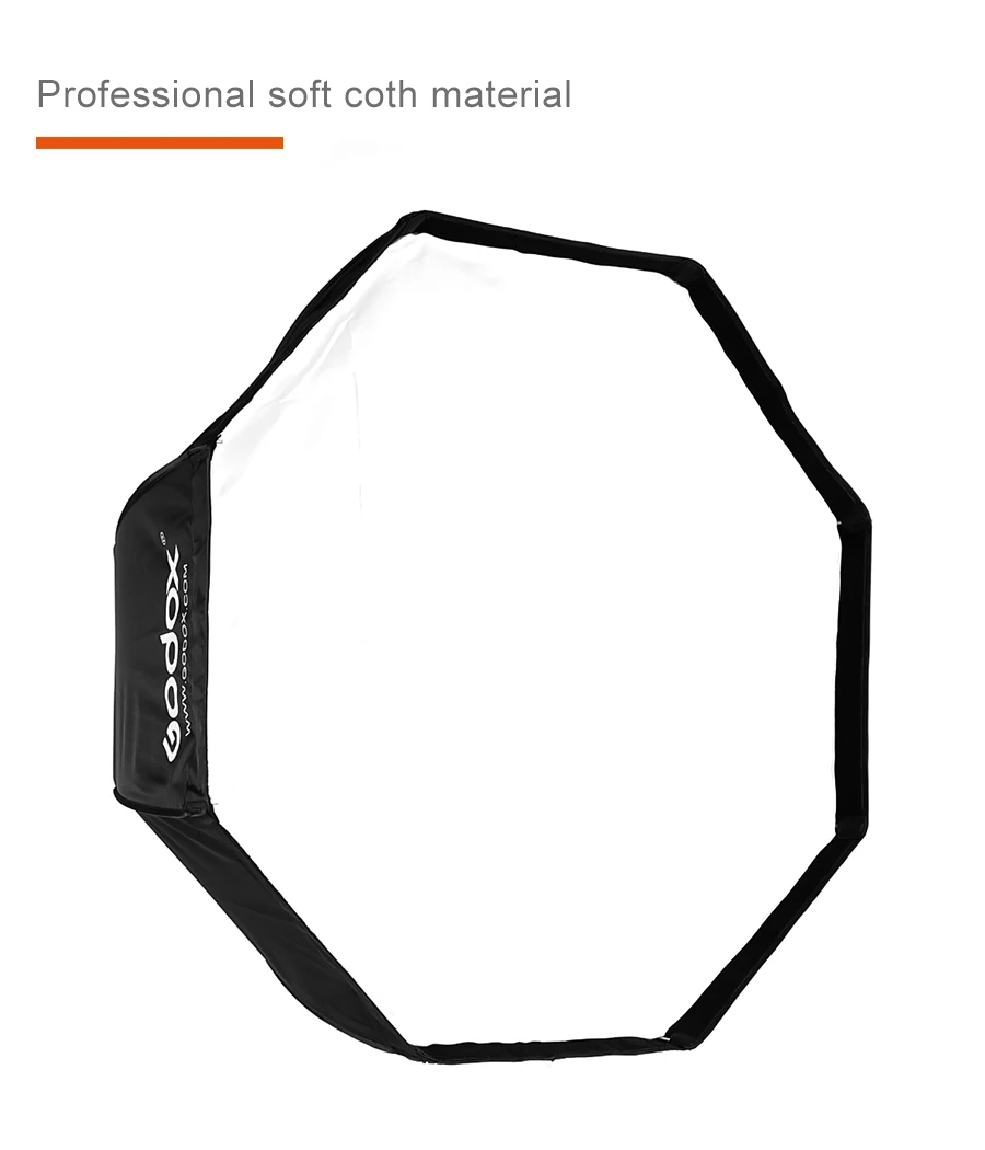 Godox портативный 120 см 4" сотовая сетка восьмиугольная зонтик софтбокс фото софтбокс Отражатель для вспышки Speedlight