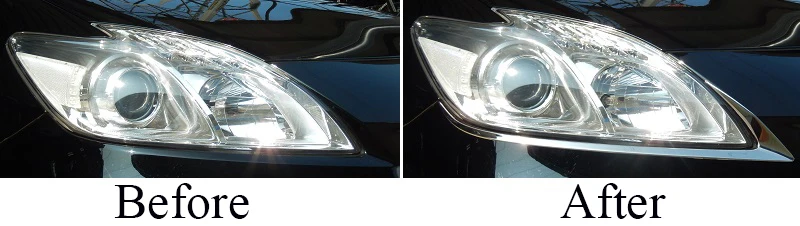 Нержавеющая сталь спереди бровей фары крышка фар планки для Toyota Prius ZVW30 facelift 2012 2013
