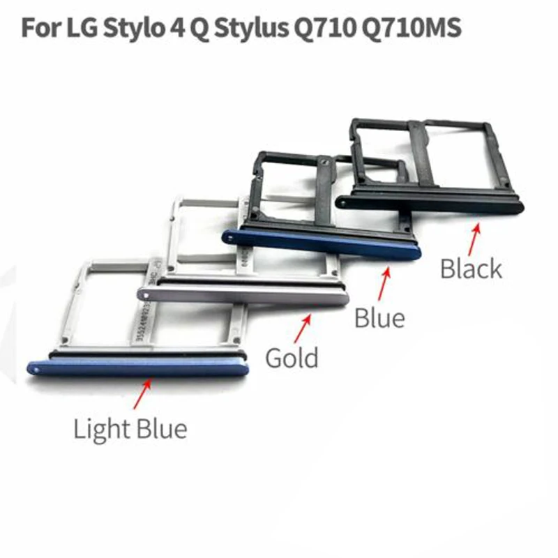 Для LG Stylo 4 Sim держатель для карт слот Sim-карты памяти Q710MS Q710CS L713DL новый телефон |