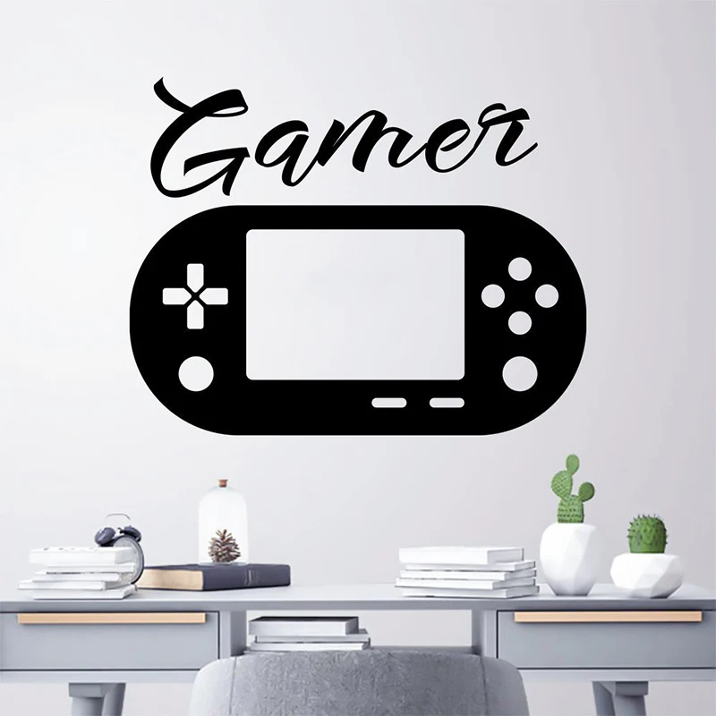Игровая настенная наклейка для видеоконтроллера геймера подарок игровой