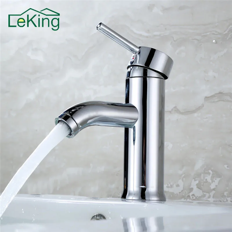 Смеситель для ванной LeKing однорычажный кран умывальника высоких раковин|tap faucet|basin