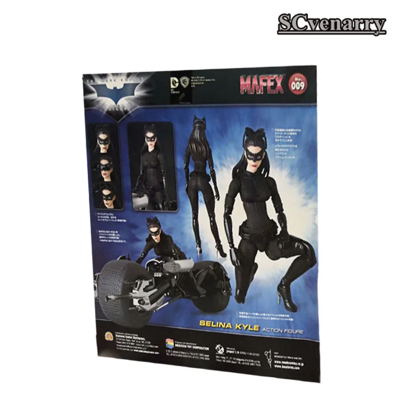 Mafex no.009 Темный рыцарь Трилогия Catwoman Селина Кайл фигурку DC Comics ПВХ Коллекционная