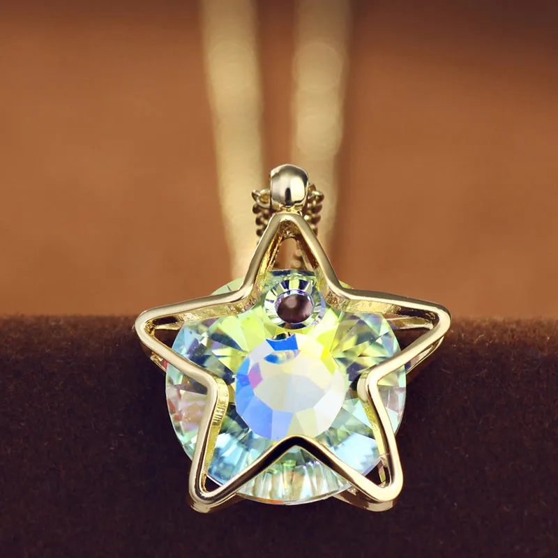 Neoglory ювелирные изделия австрийский кристалл светильник желтый золотой цвет