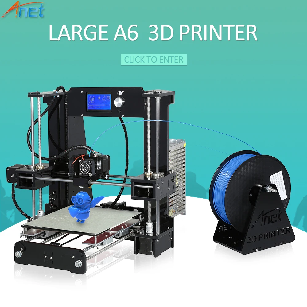 Anet ET4 E10 A8 A6 автоматическое выравнивание A8 3d принтер комплект DIY легко собрать Reprap Prusa i3 Impressora 3d принтер с PLA нитью