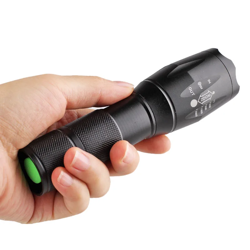 Портативный cree xm l t6 мощный светодиодный тактический фонарик факел фонарь охота
