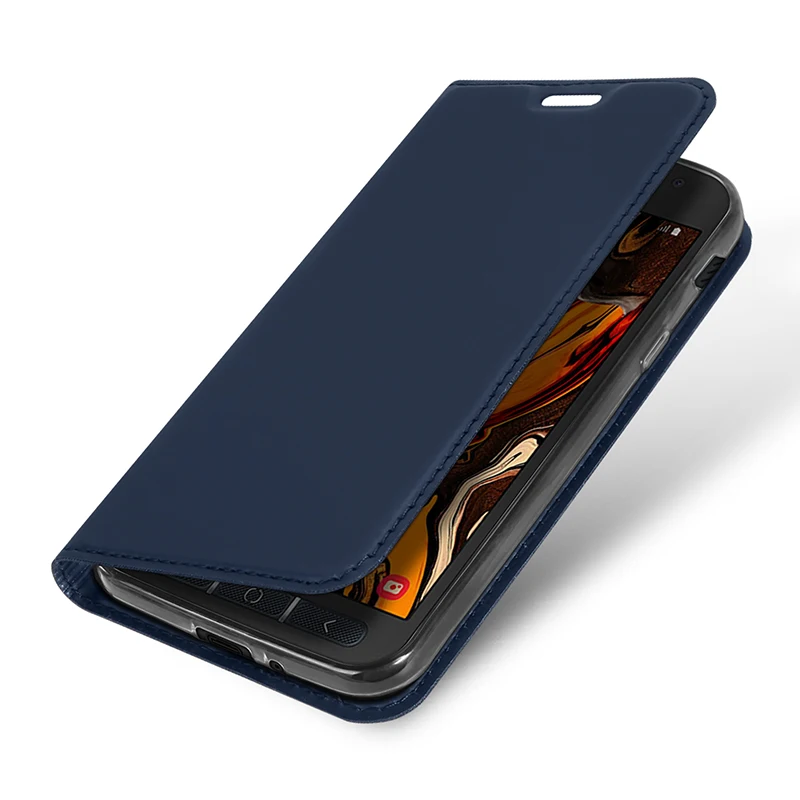 Для samsung Galaxy Xcover 4S Чехол Флип подставка Роскошный PU Кожаный противоударный
