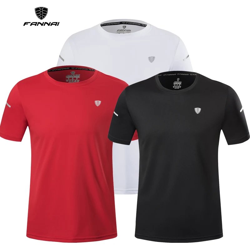 Новинка летняя футболка компрессионные колготки для мужчин фитнес рубашка бега