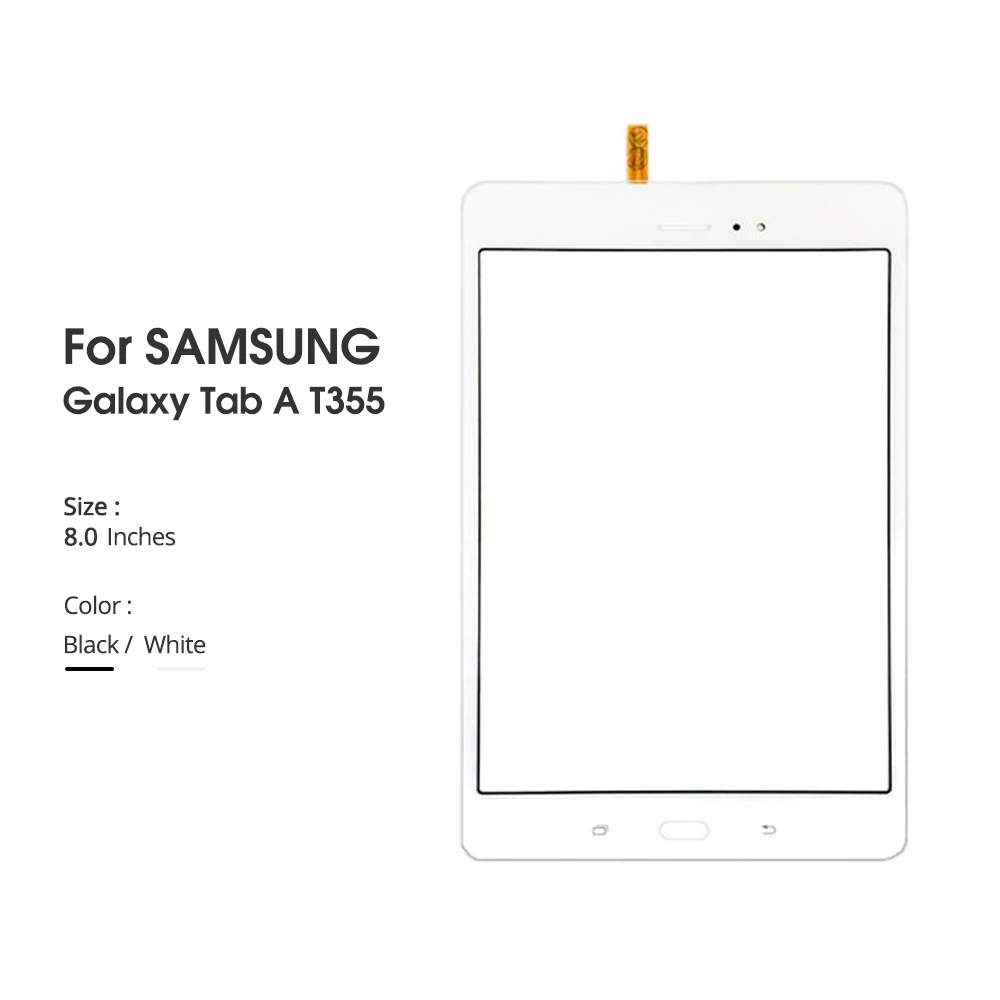 Новые детали для Samsung Galaxy Tab A 8 0 T355 T350 сенсорный экран с дигитайзером сенсорное
