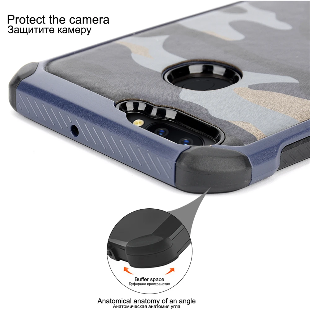 Для OPPO R7S R7 Plus R9 R9S Новый армейский Камуфляжный противоударный защитный чехол для