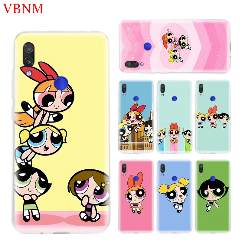 Чехол для телефона Powerpuff девочек Xiao mi Red S2 Y3 Y2 K20 Pro Note 7 S 6 5 4 4X Pocophone F1 9 8 A2 Lite Coque