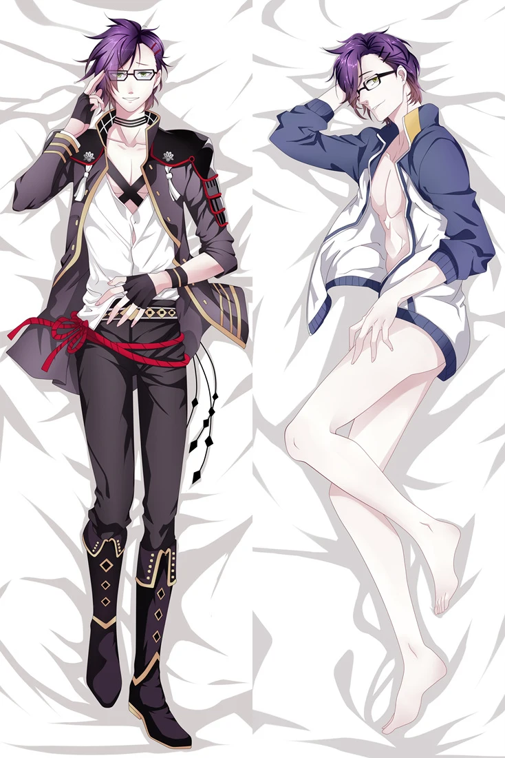 Аниме Touken Ranbu Hanamaru персонажи красивый мальчик цурумару кунинага дакимакура