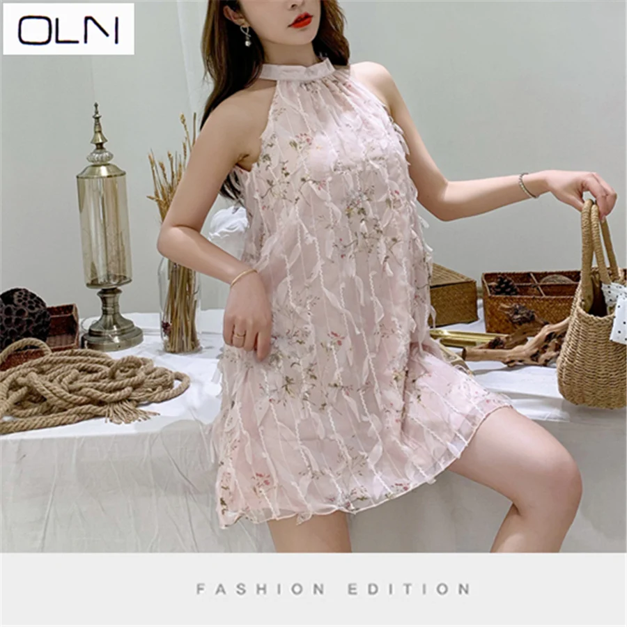 French-style thin Maldives small woman is very popular beach super fairy Hainan holiday dress for women | Женская одежда