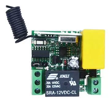 AC220V 1ch RF беспроводной мини переключатель teleswitch релейный приемник Пульт