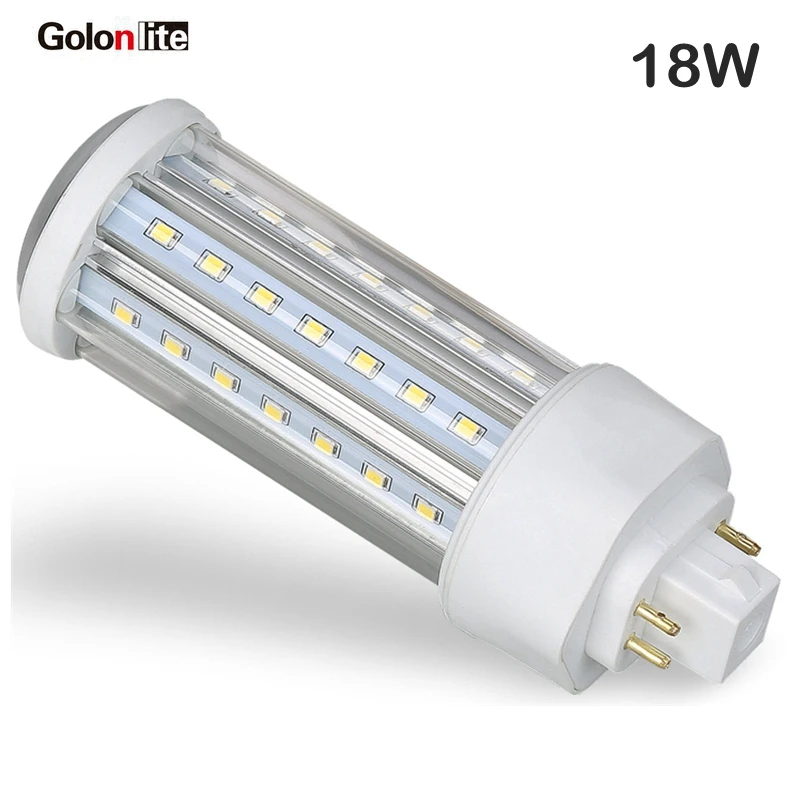 Golonlite светодиодный PL светильник лампочка E27 E26 G24 Gx24D Gx24Q 360 градусов PLC PLT лампа Ra80