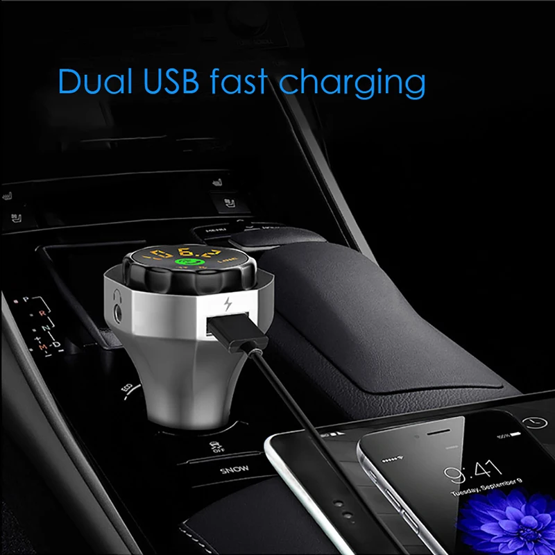 Беспроводной автомобиля Bluetooth fm передатчики Hands free Наборы USB Автомобильное