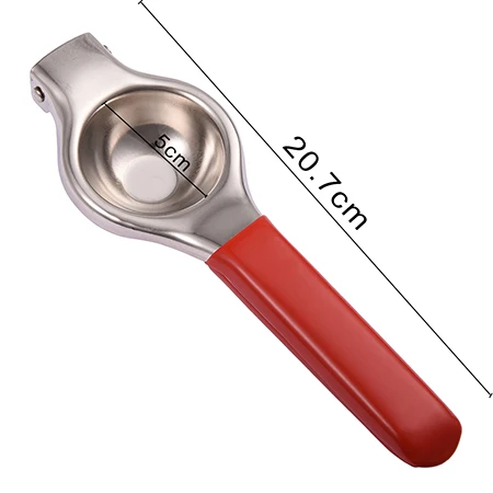 Manual Juicer Orange Lemon Squeezers Fruit Tool Citrus Lime Juice Maker Kitchen Accessories Cooking Gadgets - Цвет: Stainless red